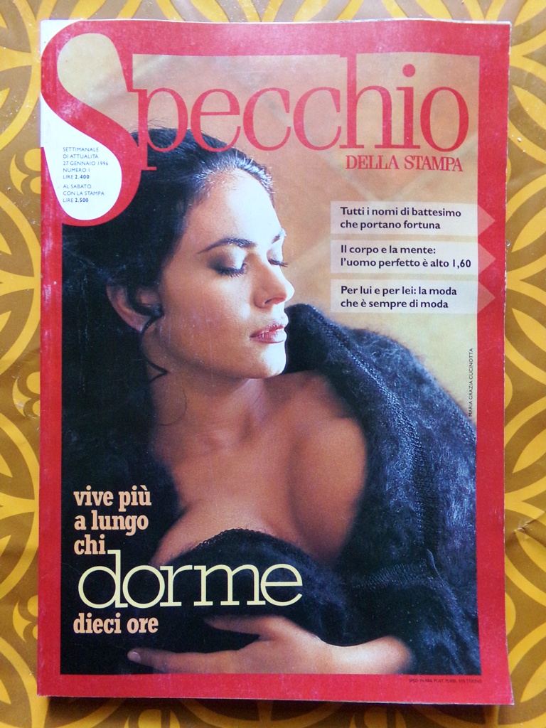 Specchio 27 Gennaio 1996 Primo Numero Assoluto Wojtyla Egitto Cucinotta …