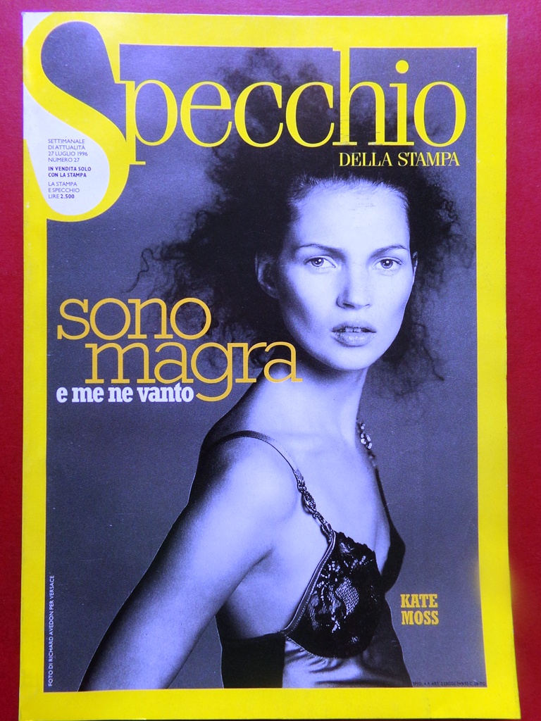 Specchio 27 Luglio 1996 Kate Moss Mare Ustica Tiepolo Ville …