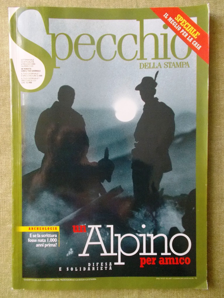 Specchio 6 Maggio 2000 Flavia Vento Eddy Merckx Gimondi Ruggeri …