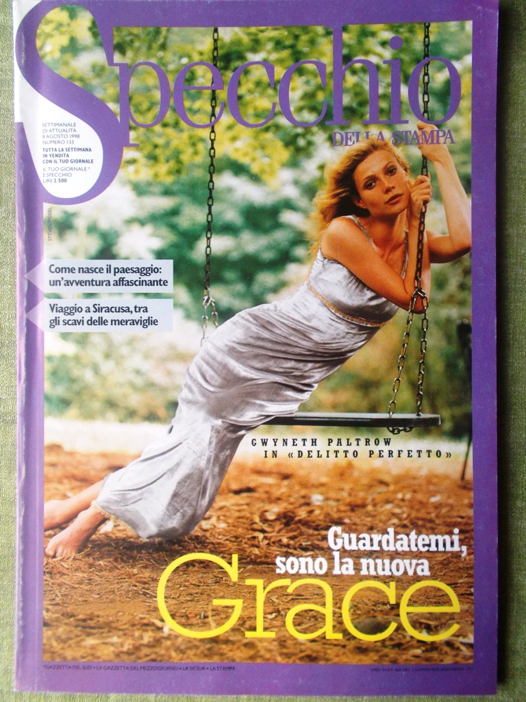 Specchio 8 Agosto 1998 Grace Kelly Abbazia Cluny Paltrow Bruce …