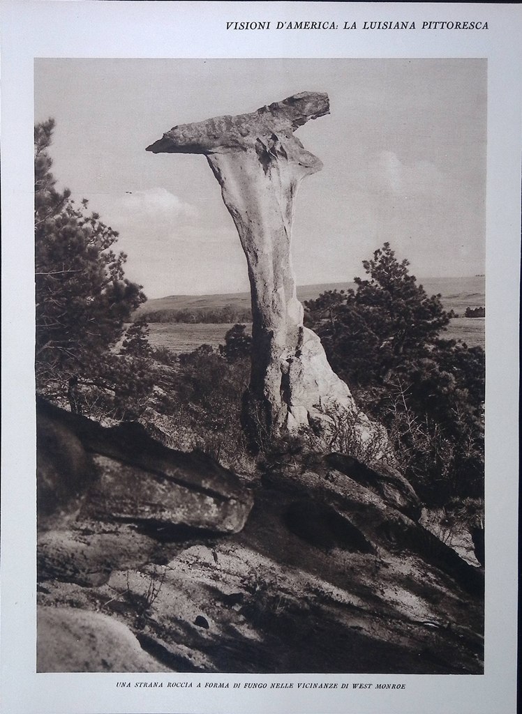 Stampa del 1928 Visioni d'America West Monroe Louisiana New Orleans …