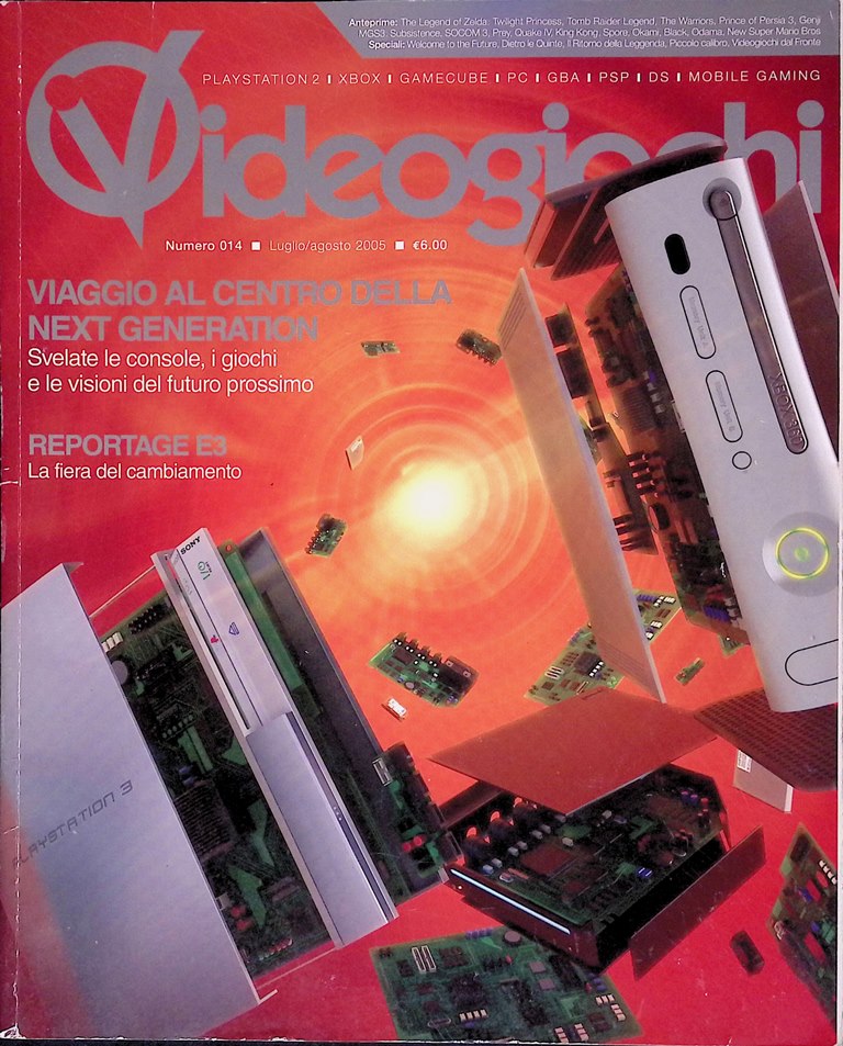 Videogame Luglio/Agosto 2005 E3 Zelda Forza Motorsport Tomb Raider Mario …