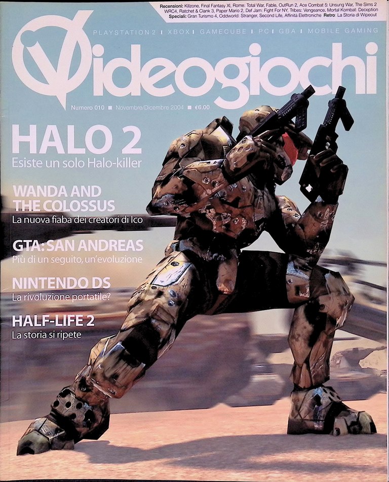 Videogame Novembre/Dicembre 2004 Tokyo Game Show DS Halo Half-Life GTA …