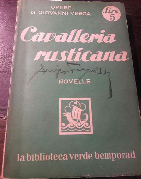 CAVALLERIA RUSTICANA ED ALTRE NOVELLE