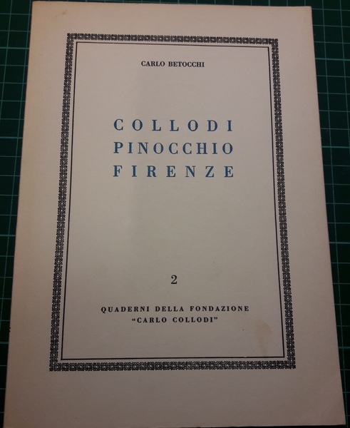 COLLODI PINOCCHIO FIRENZE