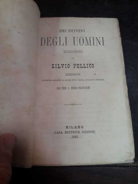DEI DOVERI DEGLI UOMINI