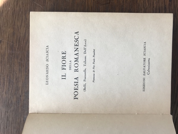 Il fiore della poesia romanesca (Belli, Pascarella, Trilussa, dell'Arco). Premessa …