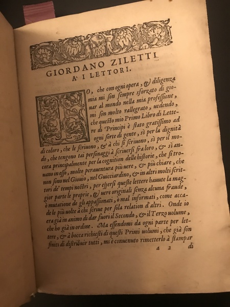 Lettere di Principi, le quali o' si scrivono da Principi …