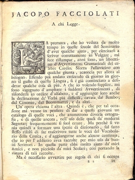 Ortografia moderna italiana per uso del seminario di Padova. Nuovamente …