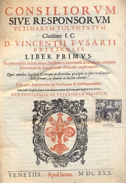 Consiliorum sive responsorum ultimarum voluntatum. In quo multa in iure …