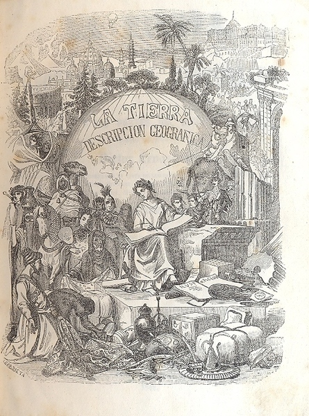La tierra. Descripcion geografica y pintoresca de las cinco partes …