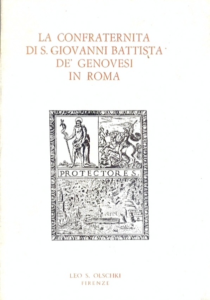 La confraternita di S.Giovanni Battista De Genovesi in Roma (Inventario …