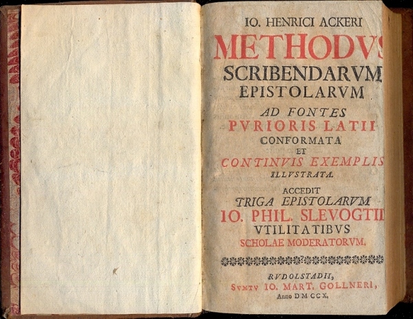 Methodus scribendarum epistolarum ad fontes purioris latii conformata et continuis …