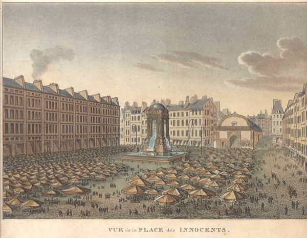 Vue de la Place des Innocents.