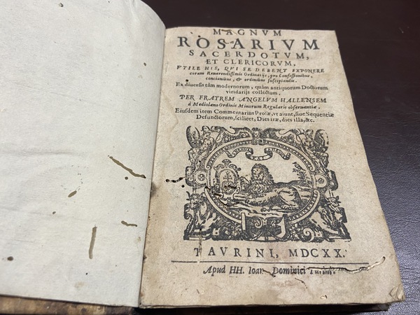 Magnum Rosarium Sacerdotum et clericorum, utile his qui se debent …