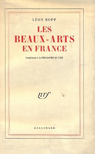 Les Beaux Arts en France. Complement a la philosophie de …