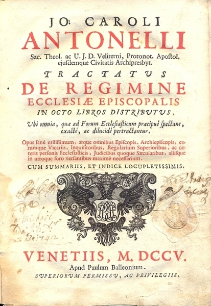 Tractatus de Regimine Ecclesiae Episcopalis , in octo libros distributus. …
