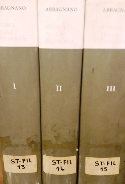 Storia della filosofia.