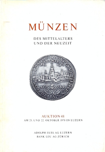 Munzen des mittelalters und der neuzeit: Grossere Serien Schweiz, Belgien, …