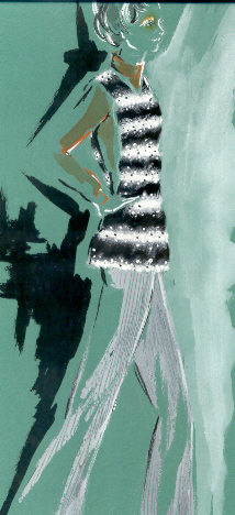 Bozzetto sartoriale. Completo pantaloni.