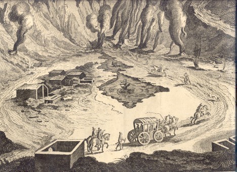 Histoire Naturelle, Vulcans. Vue de la Soufiere qui est pres …