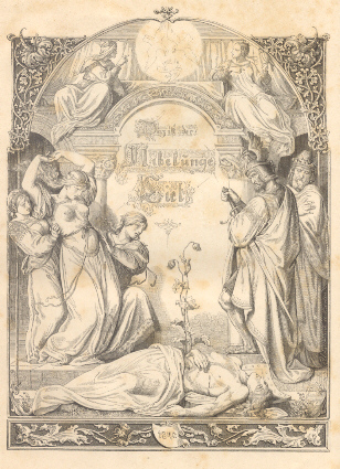 Das Nibelungenlied. Ubersetzer von Marbach. Mit Holzschnitten nach Originalzeichnungen von …