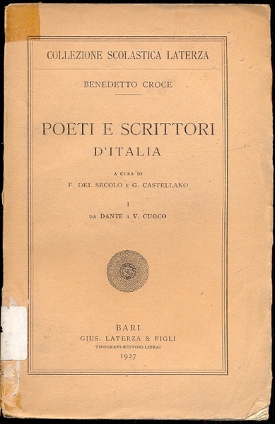Poeti e scrittori d'Italia. A cura di F. Del Secolo …
