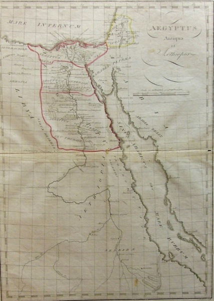 Aegyptus antiqua et Aethiopia - tratta da "Tabulae geographicae orbis …