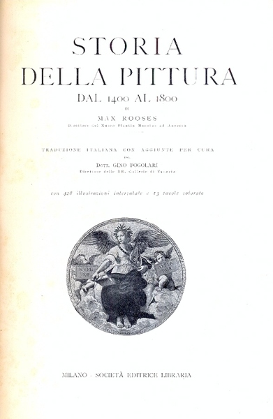 Storia della pittura dal 1400 al 1800. Traduzione italiana con …