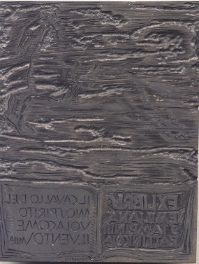 Gatti innamorati. Ex libris di Emiliana Stampini.