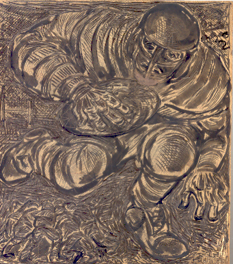 Fuga verso la meta, Rugby. Omaggio a Prevert.