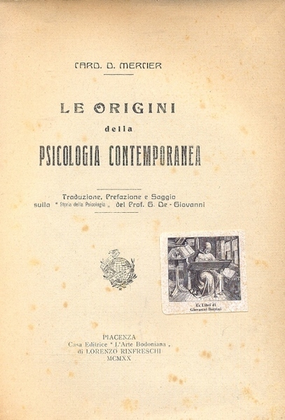 Le origini della psicologia contemporanea.