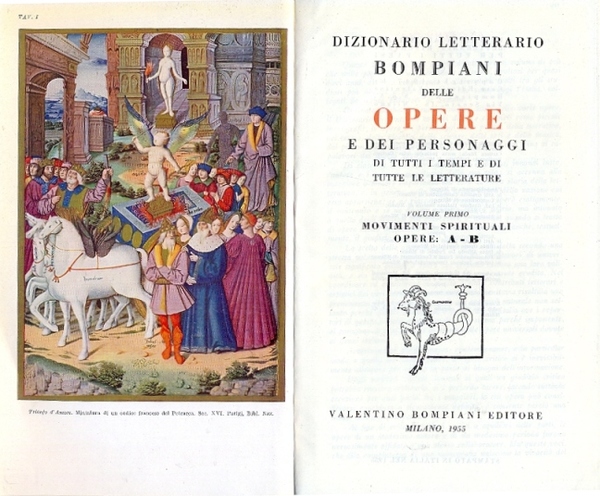 Dizionario letterario Bompiani delle opere e dei personaggi di tutti …