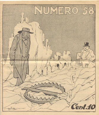 Numero. Settimanale umoristico illustrato. N. 58 del 1915.
