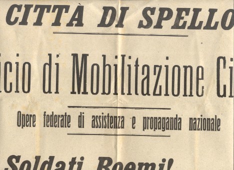 Città di Spello. Ufficio di mobilitazione civile. Opere federate di …