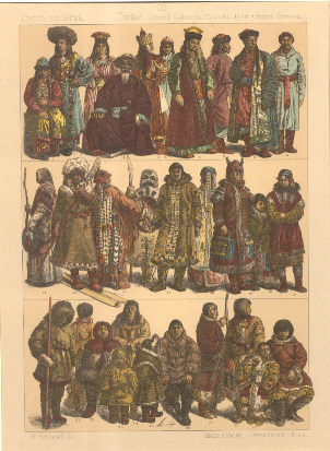 Epoca moderna, Tartari n. 110 ( Bureti, Calmucchi, Coriacchi, Jacuti, …