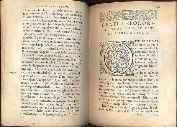 Palladii Divi Evagrii discipuli lausiaca quae dicitur historia, et Theodoreti …