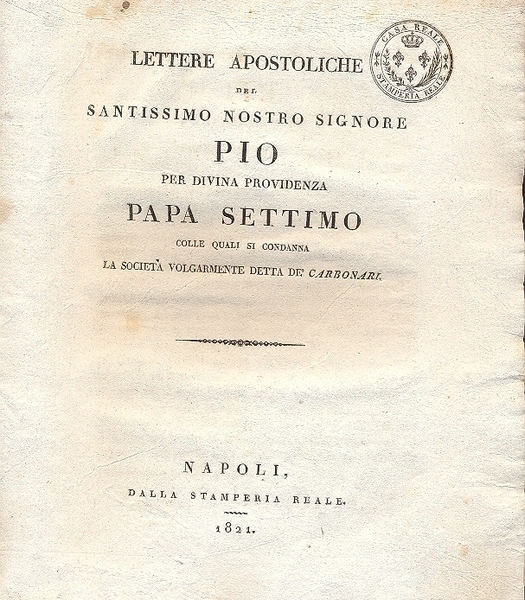 Lettere apostoliche del Santissimo Nostro Signore Pio per Divina Providenza …