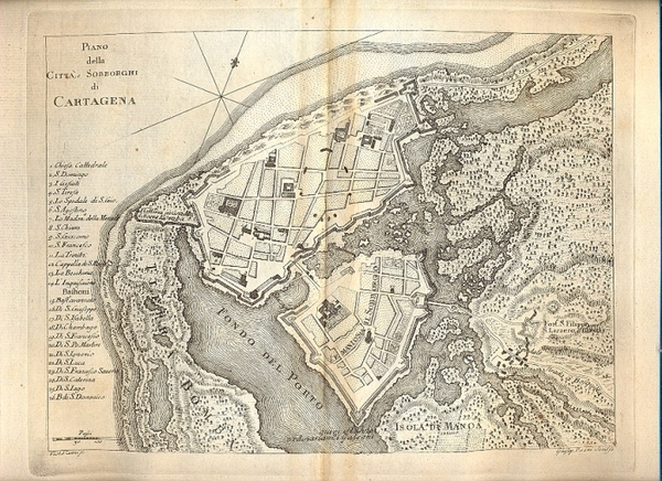 Atlante dell'America contenente le migliori carte geografiche: Piano della città …