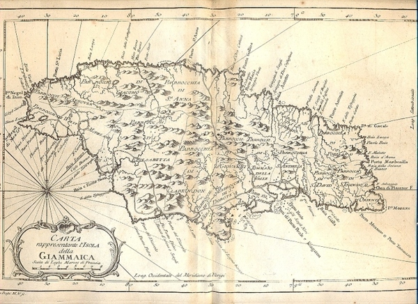 Atlante dell'America contenente le migliori carte geografiche: Carta rappresentante l'isola …