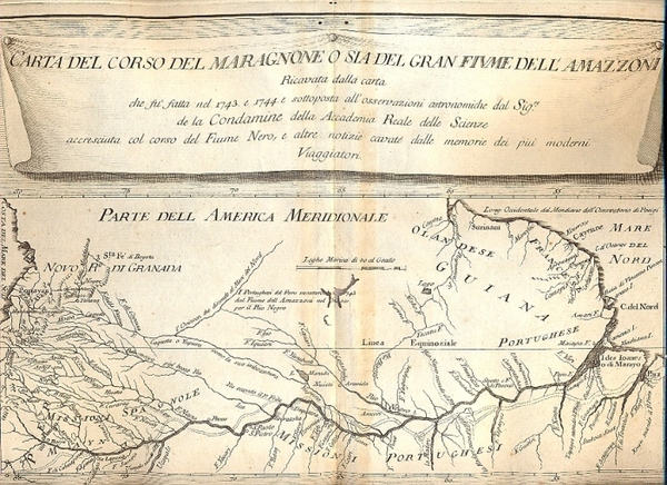 Atlante dell'America contenente le migliori carte geografiche: Carta del corso …