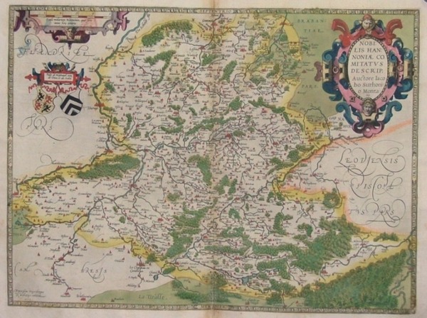 Nobilis Hannoniae comitatus descrip. Auctore Iacobo Surhonio Montano.