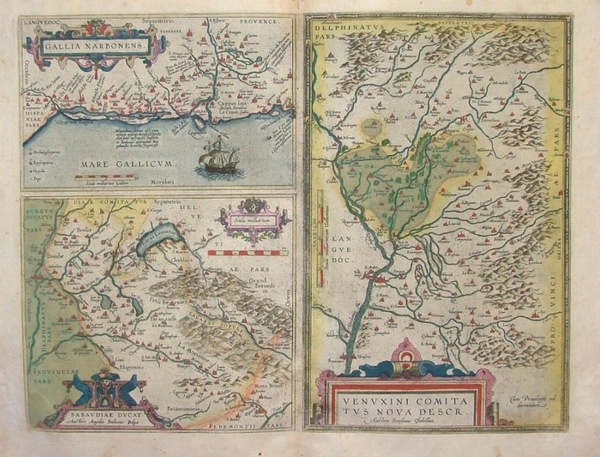 Gallia Narbonens. Sabaudiae ducat. Venuxini comitatus nova descr.