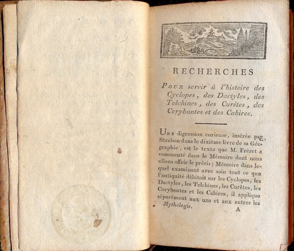 Mythologie (Oeuvres completes, n. 18).