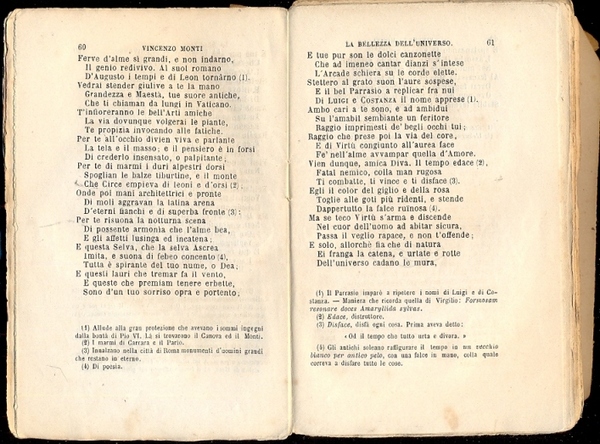I poemetti di Vincenzo Monti. Annotati dal Sac. Dott. Giovanni …