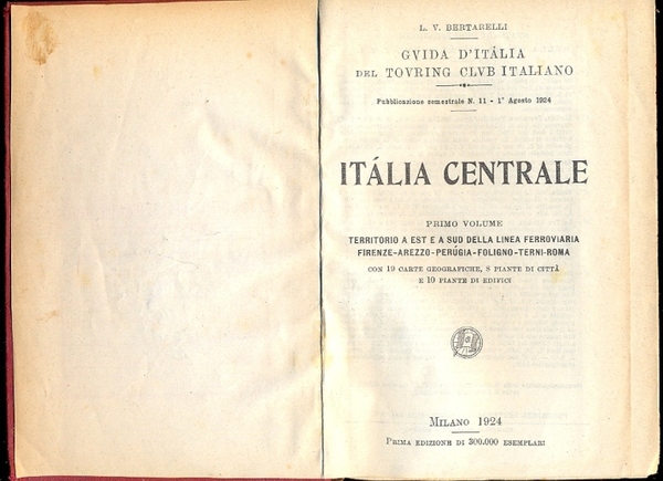 Italia centrale ( Guida del T.C.I.)