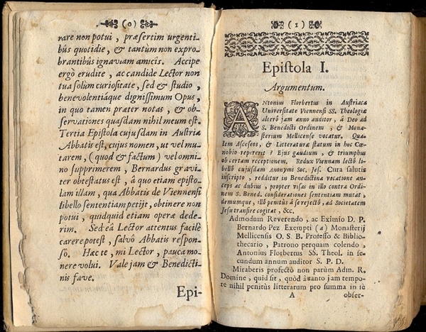 Epistolae apologeticae pro ordine Sancti Benedicti. Adversus libellum; Cura salutis, …