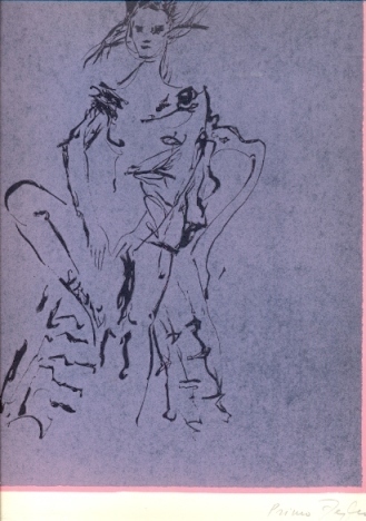 Donna seduta.