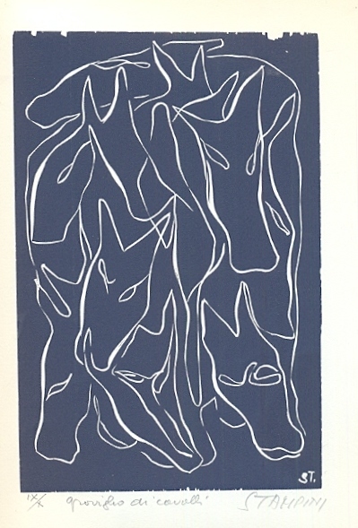 Groviglio di cavalli.