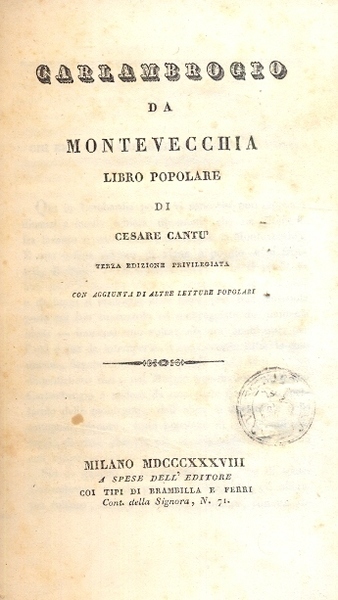 Carlambrogio da Montevecchia.